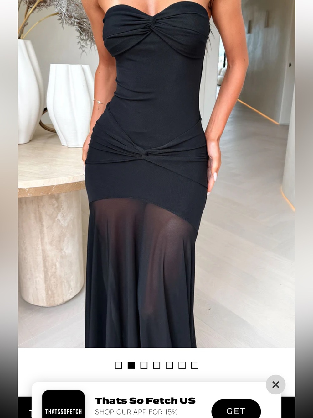 Elegant Black Spaghetti-Strap Maxi Dress - Timeless Evening Style
